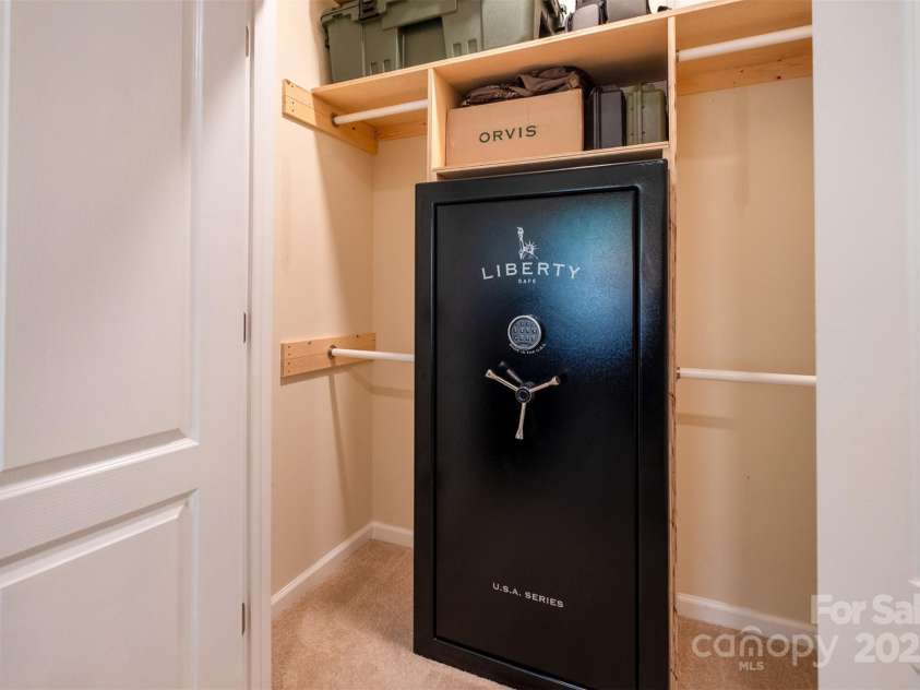 114 Keowee Circle, Indian Trail, NC 28079.  MLS# CAR4280462, YatesRealty ID 34056. Safe in Bedroom 3 Closet conveys!