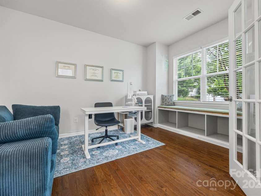 6030 Thorburn Way, Belmont, NC 28012.  MLS# CAR4292026, YatesRealty ID 34061. Main Floor Office w/ French Doors