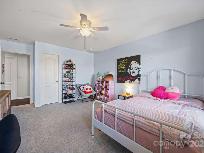 6030 Thorburn Way, Belmont, NC 28012.  MLS# CAR4292026, YatesRealty ID 34061. Secondary Bedroom #2 w/ Walk-In Closet & New Carpets!