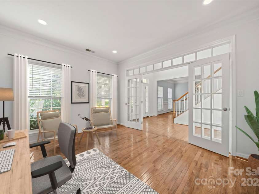 12135 Jumper Drive, Mint Hill, NC 28227.  MLS# CAR4203632, YatesRealty ID 34062. Virtually staged study