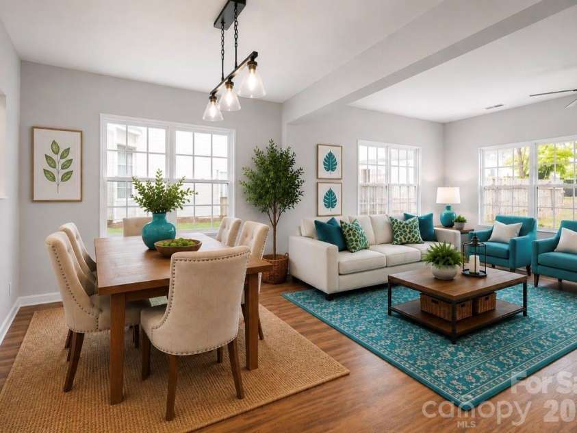 1633 Olivers Crossing Circle, Winston Salem, NC 27127.  MLS# CAR4392068, YatesRealty ID 34074. Virtually staged photo