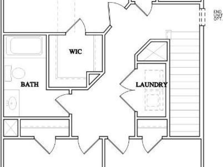 4969 Fitzgerald Avenue, Charlotte, NC 28213.  MLS# CAR4239051, YatesRealty ID 3408. Floor Plan - Fir Third Floor