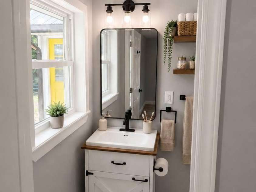 4604 Old Hickory Road, Lancaster, SC 29720.  MLS# CAR4395077, YatesRealty ID 34084. Virtually staged bathroom 1