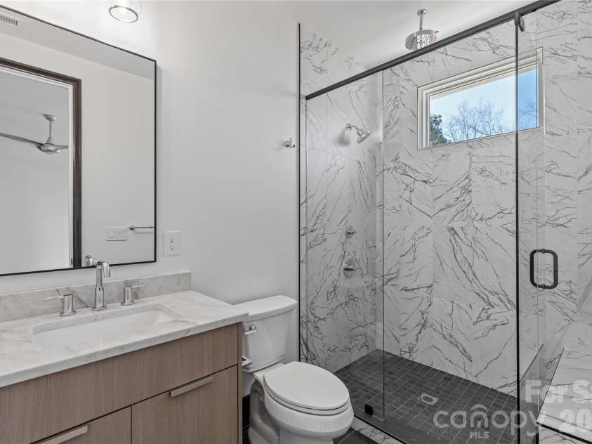 2117 Lombardy Circle, Charlotte, NC 28203.  MLS# CAR4344981, YatesRealty ID 34085. Bedroom 2 on 2nd level bathroom