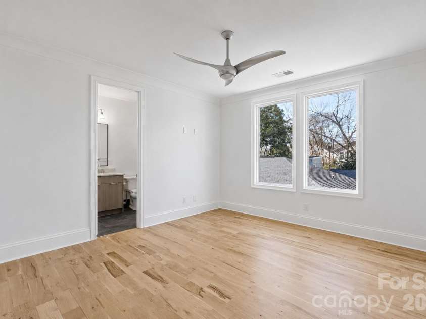 2117 Lombardy Circle, Charlotte, NC 28203.  MLS# CAR4344981, YatesRealty ID 34085. Bedroom 3 on 2nd level