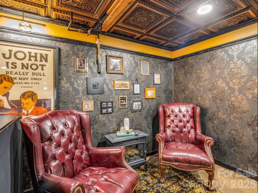 14 Penelope Street, Black Mountain, NC 28711.  MLS# CAR4394587, YatesRealty ID 34094. Hidden speakeasy