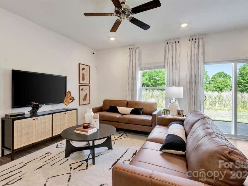 3665 Secrest Landing, Monroe, NC 28110.  MLS# CAR4295486, YatesRealty ID 34097. Family room