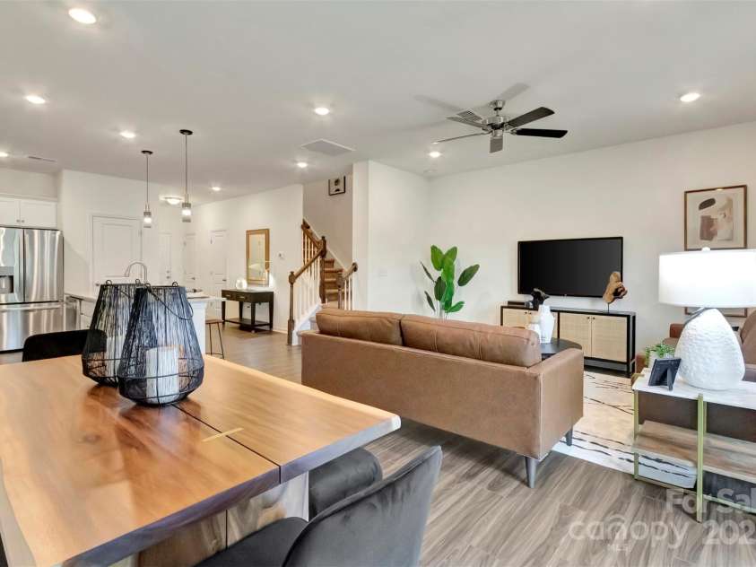 3665 Secrest Landing, Monroe, NC 28110.  MLS# CAR4295486, YatesRealty ID 34097. Family room
