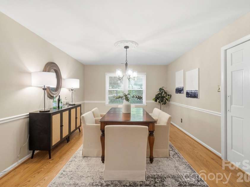 730 Fredricksburg Road, Matthews, NC 28105.  MLS# CAR4396481, YatesRealty ID 34100. Dining Room