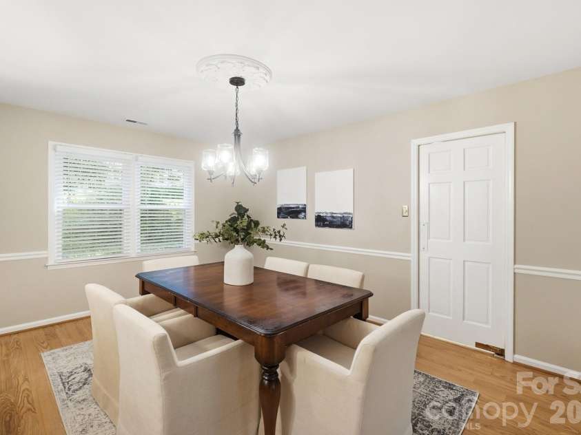 730 Fredricksburg Road, Matthews, NC 28105.  MLS# CAR4396481, YatesRealty ID 34100. Dining Room