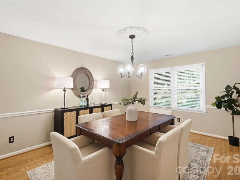 730 Fredricksburg Road, Matthews, NC 28105.  MLS# CAR4396481, YatesRealty ID 34100. Dining Room