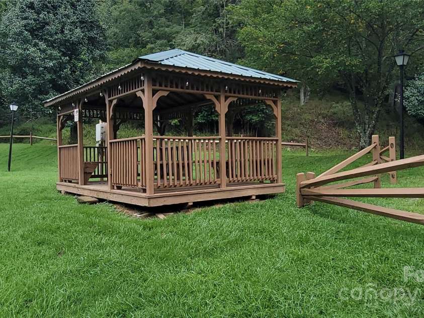 637 River Country Road, Piney Creek, NC 28663.  MLS# CAR4295284, YatesRealty ID 34101. Common Area Gazebo