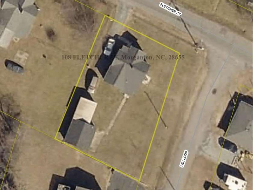 108 Fletcher Street, Morganton, NC 28655.  MLS# CAR4396971, YatesRealty ID 34104. 