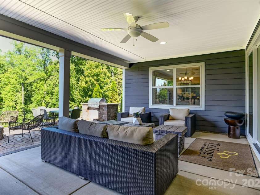 5429 Ellicott Rock Court, Denver, NC 28037.  MLS# CAR4295720, YatesRealty ID 34114. Covered Patio