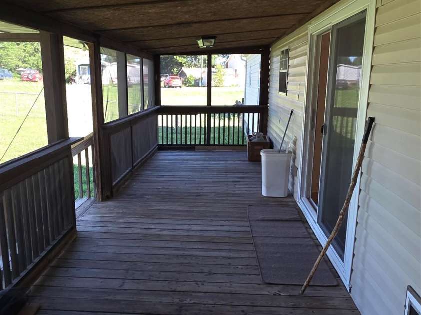 1395 Cape Hickory Road, Hickory, NC 28601.  MLS# CAR4394220, YatesRealty ID 34131. Rear Porch