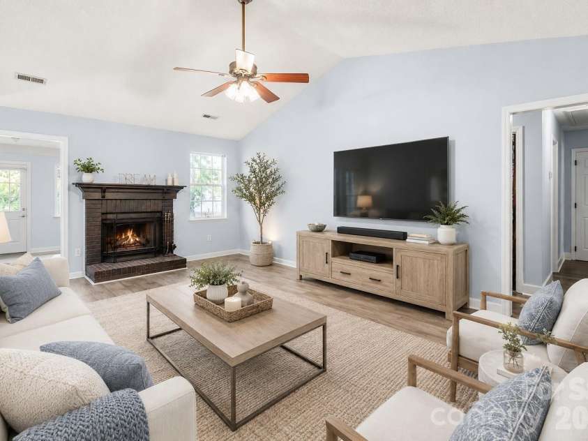 13615 Wildiris Court, Pineville, NC 28134.  MLS# CAR4388204, YatesRealty ID 34137. Virtually Staged