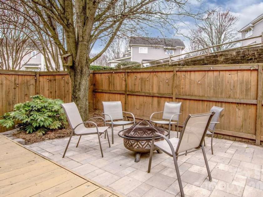 18714 Ramsey Cove Drive, Cornelius, NC 28031.  MLS# CAR4350743, YatesRealty ID 3414. Free-Standing Fire Pit Included