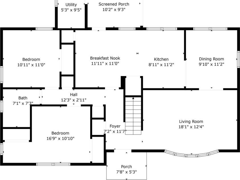 1212 Monroe Drive, Gastonia, NC 28054.  MLS# CAR4278340, YatesRealty ID 34144. 