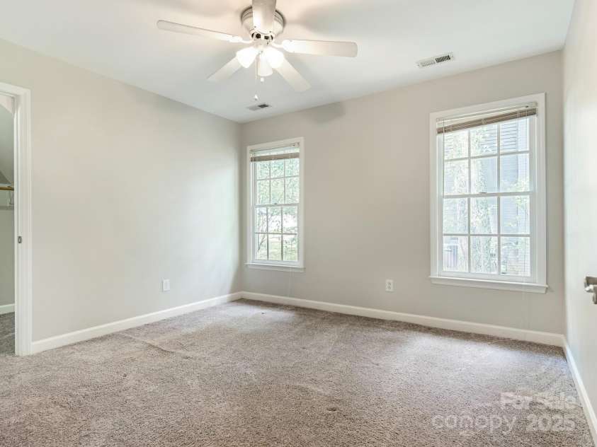 6907 Pleasant Drive, Charlotte, NC 28211.  MLS# CAR4280958, YatesRealty ID 34148. Upstairs bedroom...