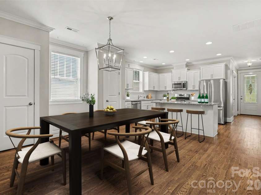 734 Waterscape Court, Rock Hill, SC 29730.  MLS# CAR4398509, YatesRealty ID 34156. Virtually staged Diningroom