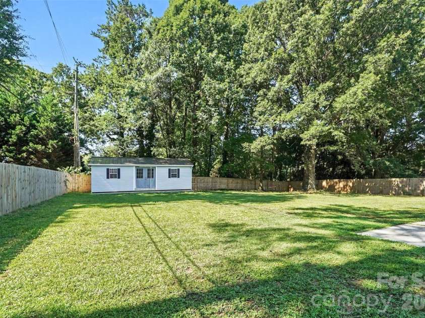 2716 Starnes Road, Charlotte, NC 28214.  MLS# CAR4395623, YatesRealty ID 34157. Backyard bonus/flex space