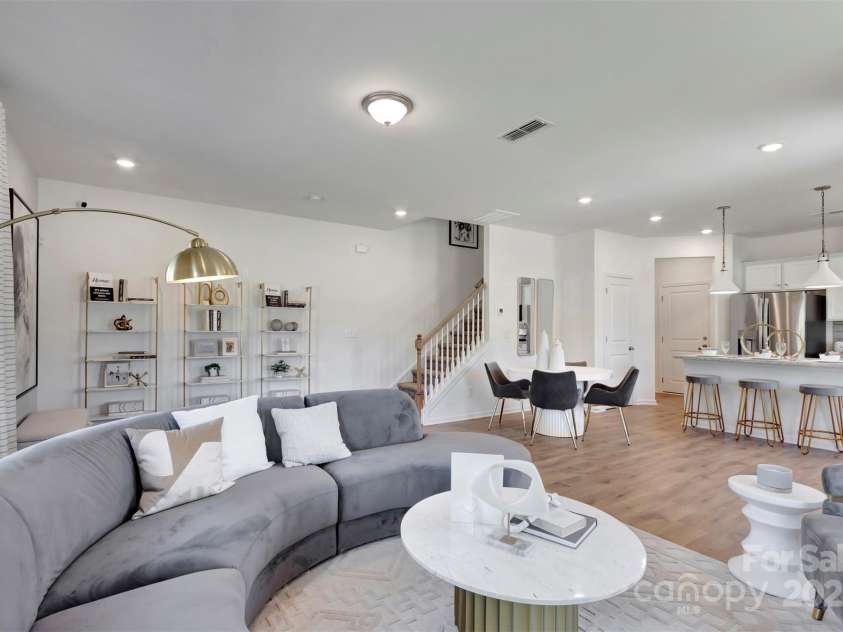 3661 Secrest Landing, Monroe, NC 28110.  MLS# CAR4295516, YatesRealty ID 34174. Family room