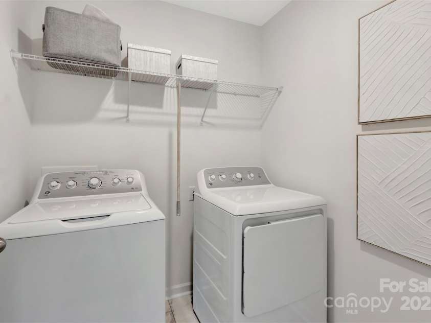 3661 Secrest Landing, Monroe, NC 28110.  MLS# CAR4295516, YatesRealty ID 34174. Laundry room