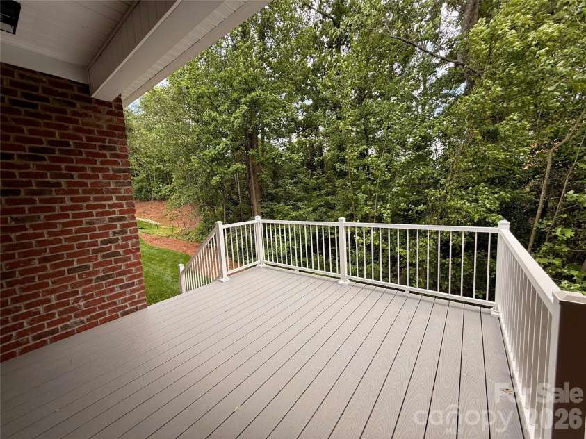 105 Abbington Lane, Shelby, NC 28150.  MLS# CAR4380591, YatesRealty ID 34185. There is an awesome deck off the kitchen...