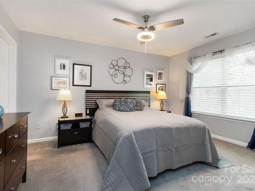 8437 Big Creek Court, Matthews, NC 28105.  MLS# CAR4287368, YatesRealty ID 34185. Second Primary Suite upstairs with access to office/BR next door