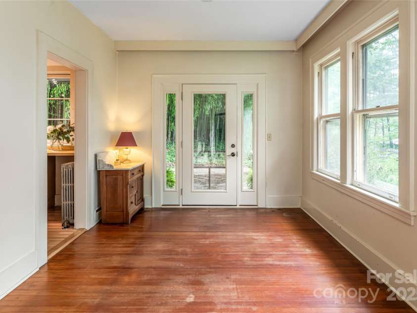 56 Lockley Avenue, Asheville, NC 28804.  MLS# CAR4294386, YatesRealty ID 34186. Entry way into the home
