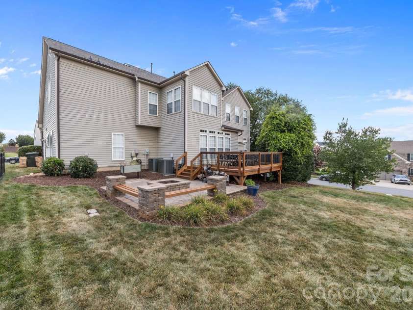7321 Waterwheel Street, Concord, NC 28025.  MLS# CAR4342444, YatesRealty ID 34192. Backyard