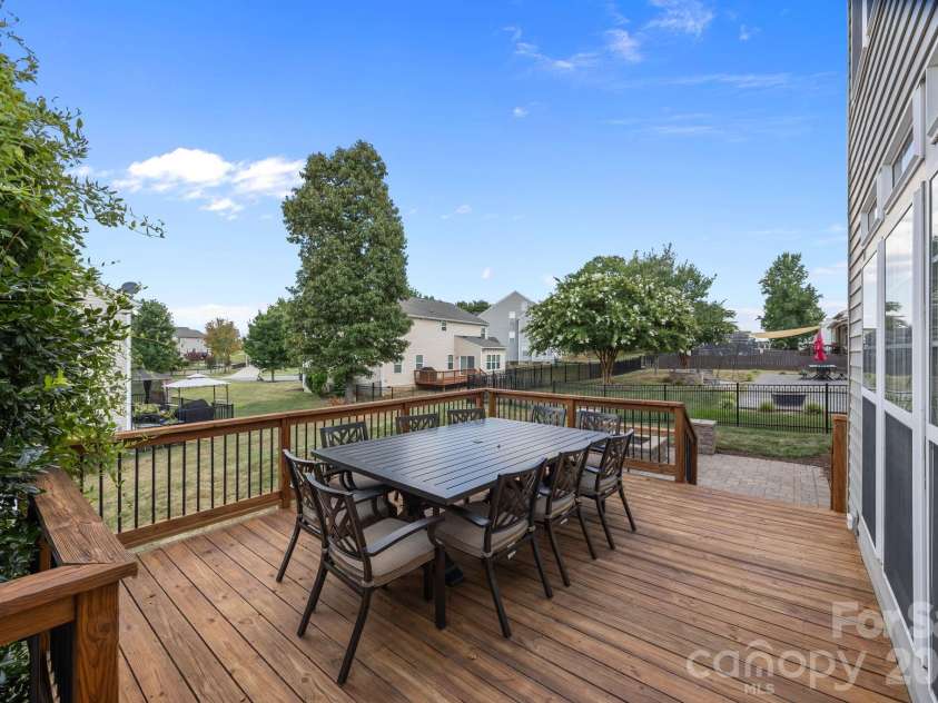 7321 Waterwheel Street, Concord, NC 28025.  MLS# CAR4342444, YatesRealty ID 34192. Spacious Decks