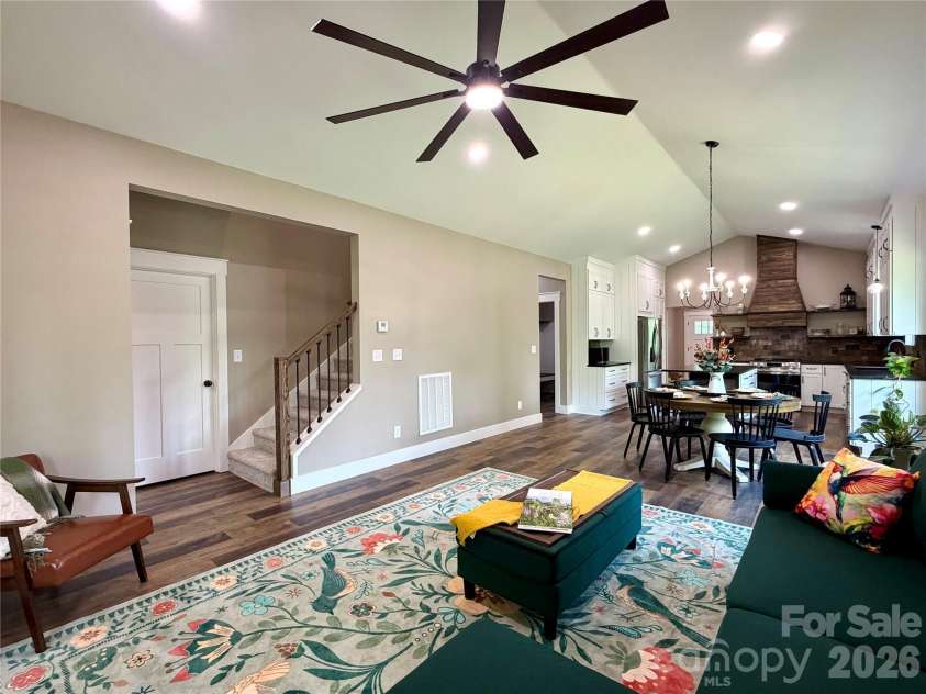 128 Arrowood Lane, Harmony, NC 28634.  MLS# CAR4385564, YatesRealty ID 34193. View from rear door