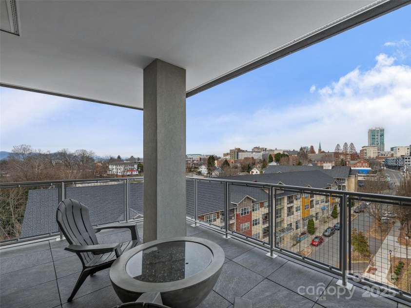145 Biltmore Avenue, Asheville, NC 28801.  MLS# CAR4331069, YatesRealty ID 342. Long range views from this wrap-around balcony