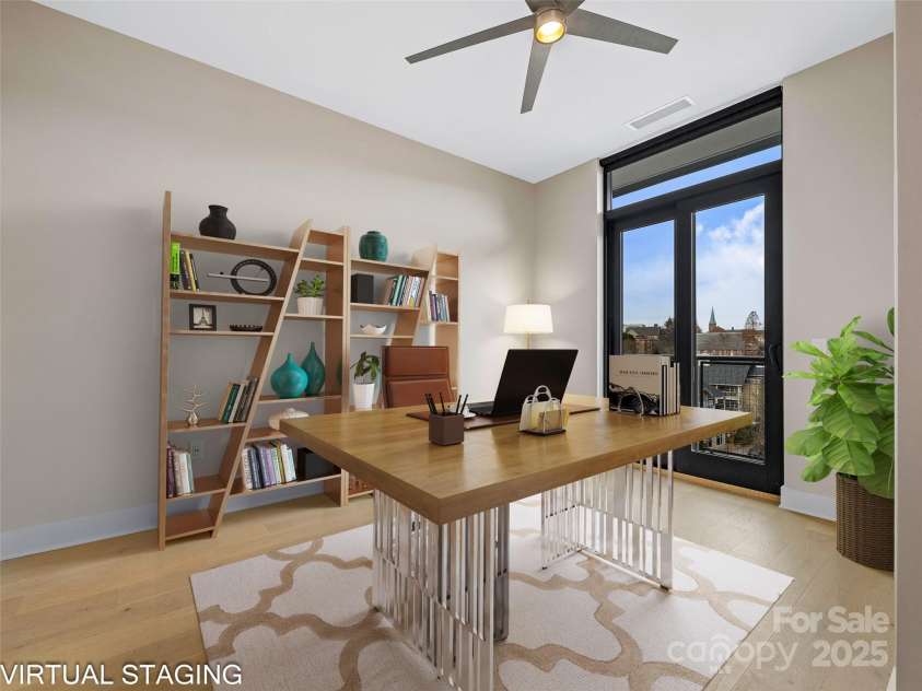 145 Biltmore Avenue, Asheville, NC 28801.  MLS# CAR4331069, YatesRealty ID 342. Third guest bedroom, so may possibilities, office, art room, exercise studio