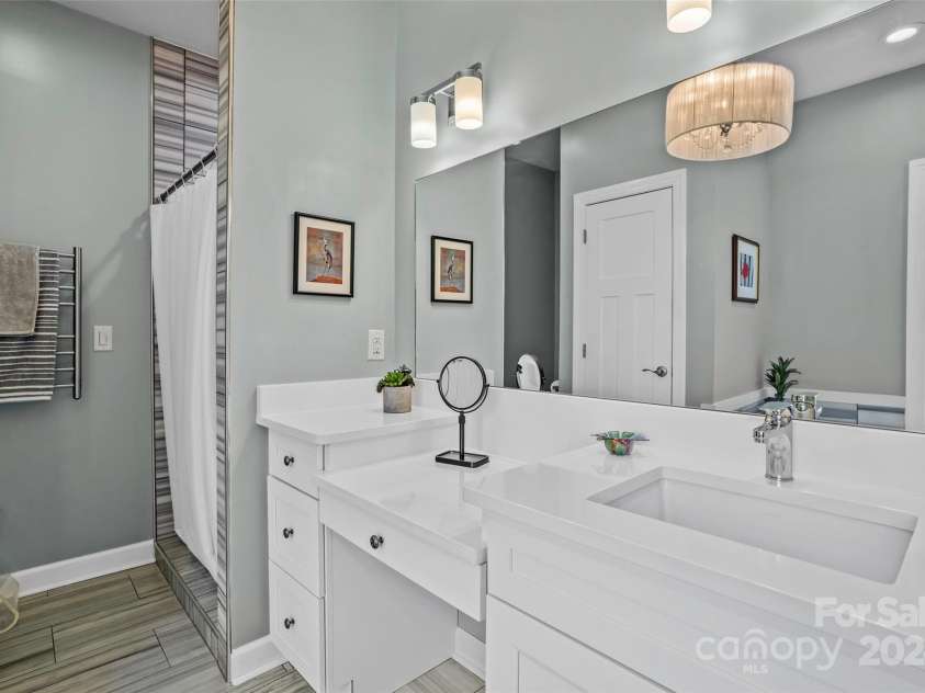 13 Roberts Street, Weaverville, NC 28787.  MLS# CAR4202654, YatesRealty ID 3420. Dual Sinks in the En Suite Bath