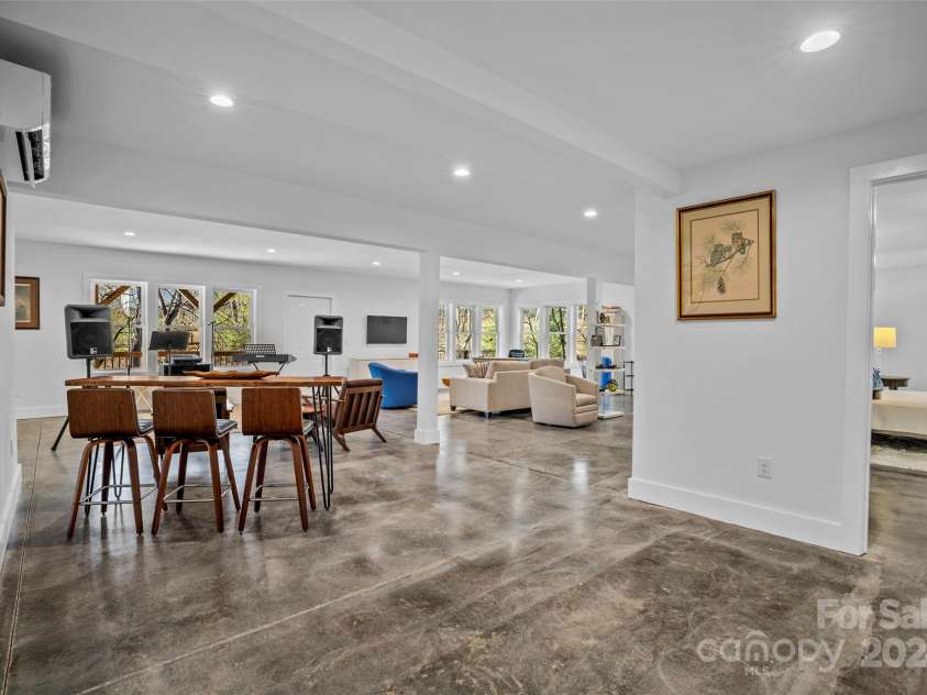 13 Roberts Street, Weaverville, NC 28787.  MLS# CAR4202654, YatesRealty ID 3420. Expansive Finished Basement