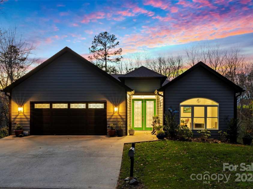 13 Roberts Street, Weaverville, NC 28787.  MLS# CAR4202654, YatesRealty ID 3420. Twilight