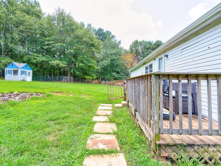 2338 Whelchel Road, Mooresboro, NC 28114.  MLS# CAR4219380, YatesRealty ID 34202. Rear Deck