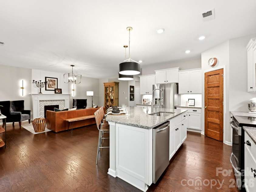 1733 Tranquility Boulevard, Lancaster, SC 29720.  MLS# CAR4393535, YatesRealty ID 34204. Open Great Room and Kitchen