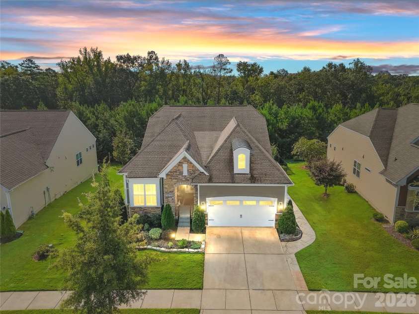 1733 Tranquility Boulevard, Lancaster, SC 29720.  MLS# CAR4393535, YatesRealty ID 34204. Twilight view of Home and Yard