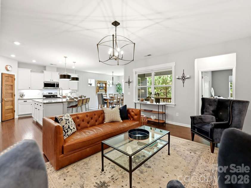 1733 Tranquility Boulevard, Lancaster, SC 29720.  MLS# CAR4393535, YatesRealty ID 34204. Upgraded Light Fixture in Great Room