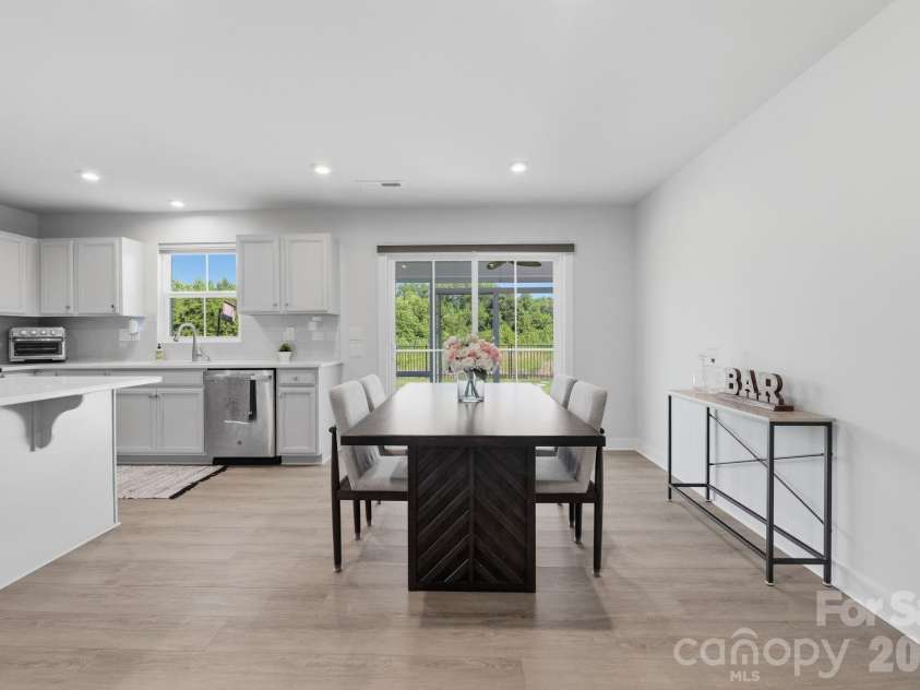 254 Damask Drive, Lancaster, SC 29720.  MLS# CAR4398403, YatesRealty ID 34208. Connected Dining Area