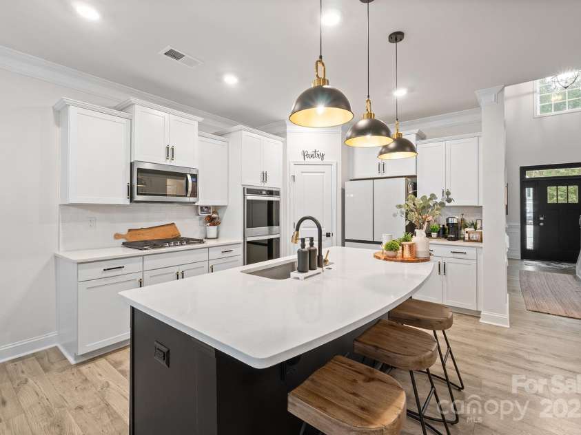 110 Callandor Court, Troutman, NC 28166.  MLS# CAR4293175, YatesRealty ID 34216. LVP flooring throughout main level