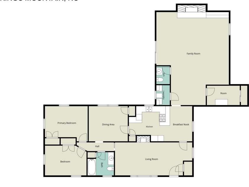811 Katherine Avenue, Kings Mountain, NC 28086.  MLS# CAR4399194, YatesRealty ID 34231. 