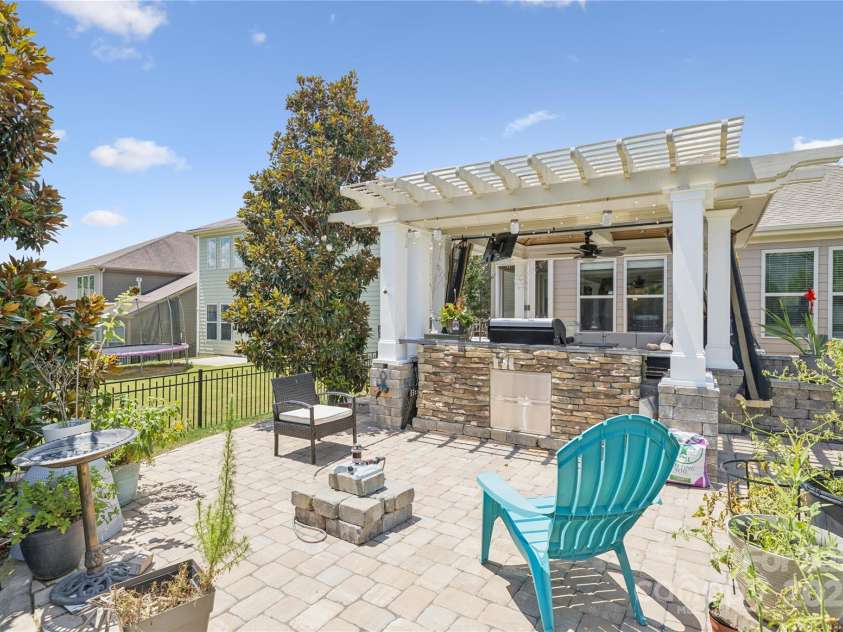 6055 Drave Lane, Fort Mill, SC 29715.  MLS# CAR4283078, YatesRealty ID 34234. Backyard Oasis
