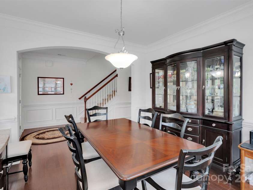 5105 Forest Knoll Court, Indian Trail, NC 28079.  MLS# CAR4282019, YatesRealty ID 34237. Formal dining area with view of foyer