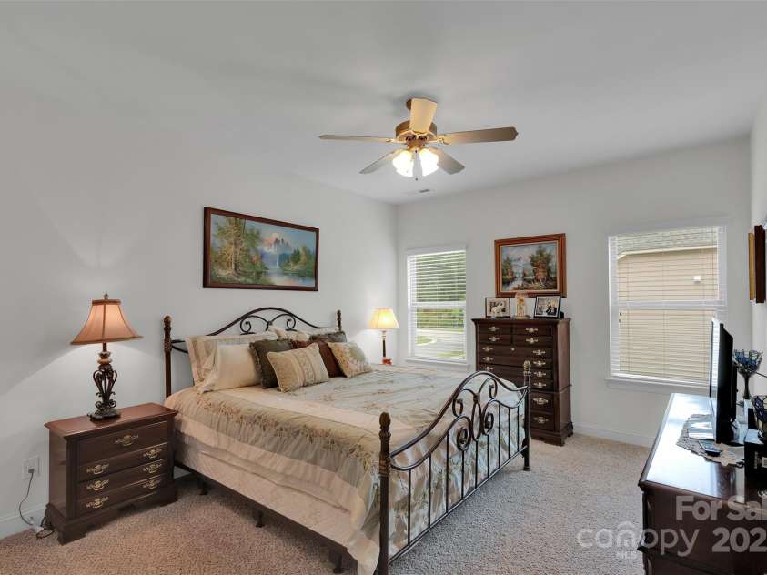 5105 Forest Knoll Court, Indian Trail, NC 28079.  MLS# CAR4282019, YatesRealty ID 34237. Larger back bedroom