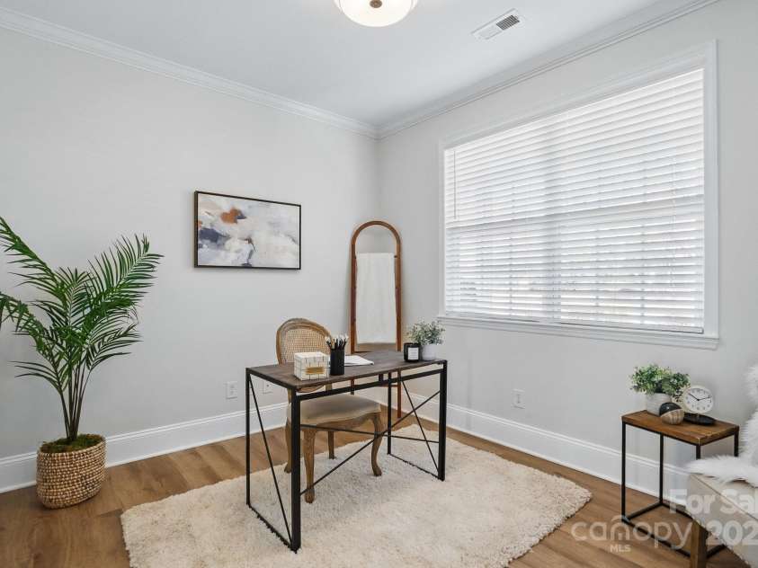 7635 Carrington Forest Lane, Matthews, NC 28105.  MLS# CAR4239500, YatesRealty ID 3424. Versatile Office Space, Also Suitable As 5th Bedroom / Guest Room on Main Floor