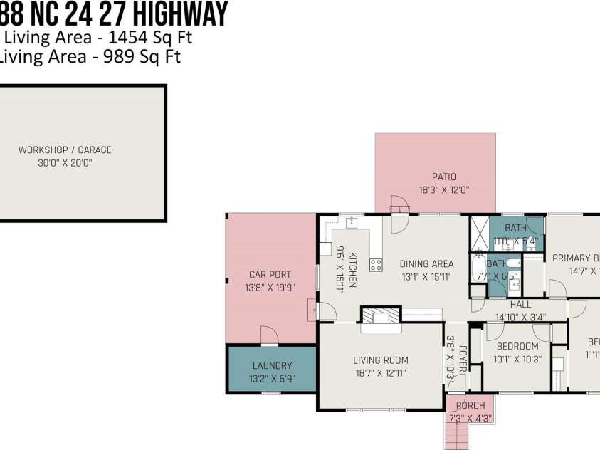 25088 NC 24/27 Highway, Albemarle, NC 28001.  MLS# CAR4282803, YatesRealty ID 34241. 